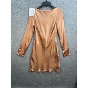Shona Joy Eliase Long Sleeve Backless Mini Dress Orange Size 4 NWT
Worn twice